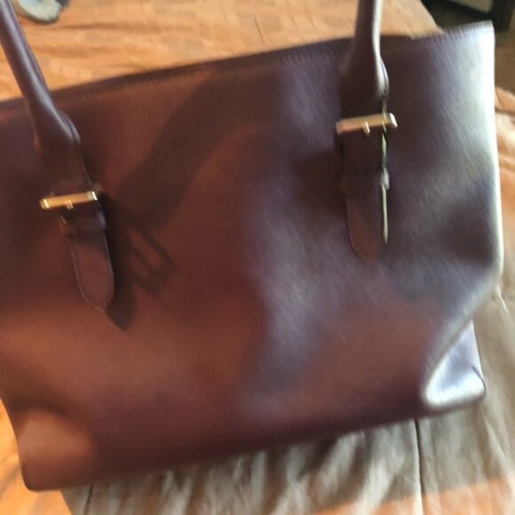 Plum Colored Kate Spade Tote - Picture 3 of 8